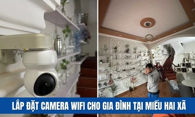 Lắp 3 Bộ Camera Wifi Ezviz C6N Cho Gia Đình Tại Miếu Hai Xã Hải Phòng